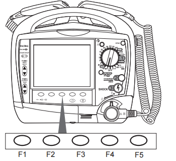 日本光电除颤仪TEC5600显示屏介绍